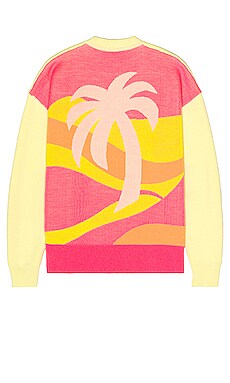 Intarsia Palm Sweater Palm Angels