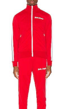 palm angels tracksuit red