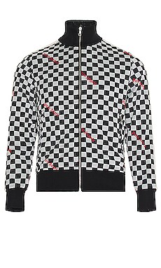 Product image of Palm Angels Damier Classic Track Jacket. Click to view full details