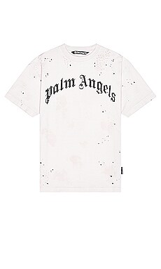 Product image of Palm Angels Glittered Logo Classic Tee. Click to view full details