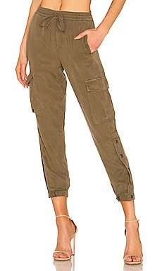 

Брюки snap - Pam & Gela, Военный стиль, Высокая талия