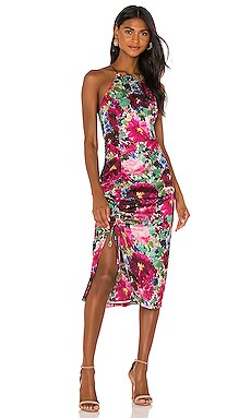 Parker black cheap floral dress