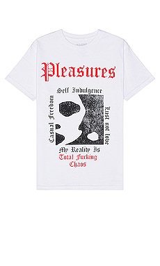 Product image of Pleasures Reality T-shirt. Click to view full details