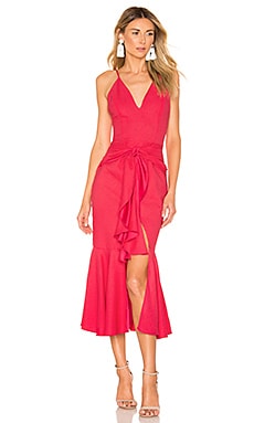patbo bo ruffle maxi dress