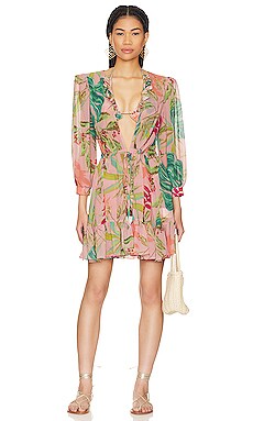 PatBO x REVOLVE Tropicalia Short Kimono in Harbour Pink | REVOLVE