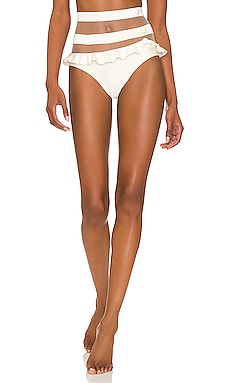 La Mer Ruffle Bikini Bottom PatBO $175 