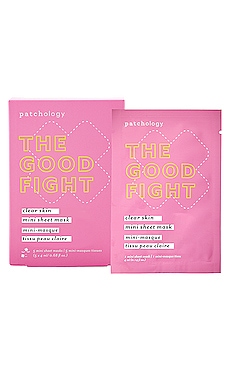 Product image of Patchology The Good Fight Mini Sheet Mask 5 Pack. Click to view full details