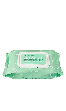 Clean AF Facial Cleansing Wipes 60 Count Patchology