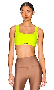 P.E Nation Clubhouse Sports Bra Safety Yellow