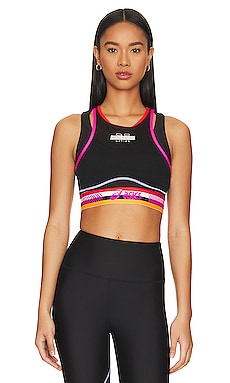 Product image of P.E Nation x Asics Tracklite Sports Bra. Click to view full details