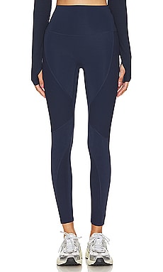 alo Airlift High Waist Suit Up Legging in Anthracite & Black