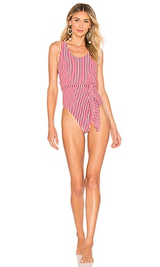 

Слитный купальник - Peony Swimwear, Красный, Слитные купальники