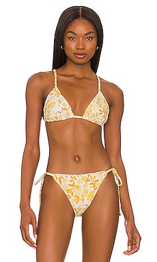 String Bikini Top Peony Swimwear $95 NEW
