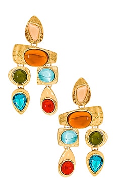 Product image of petit moments Multi Stone Earrings. Click to view full details
