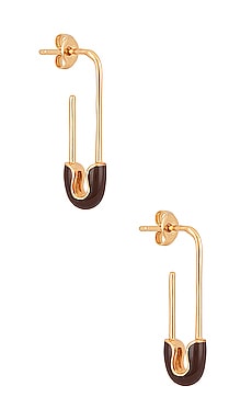 Product image of petit moments Safety Pin Earrings. Click to view full details