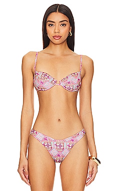 Laurel Square Neck Bralette Bikini Top – FloralKini