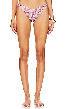 Ruched Back Tie Side Skimpy Bikini Bottoms - Xandra Swimwear