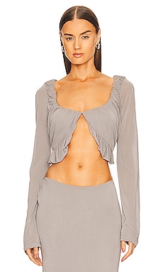 Product image of Paris Georgia Cropped Cardi Top. Click to view full details