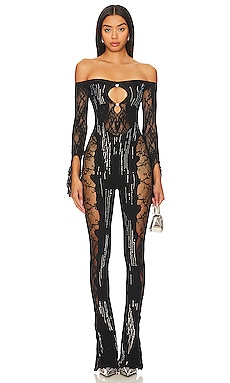 WARP KNIT LACE CATSUIT curated on LTK