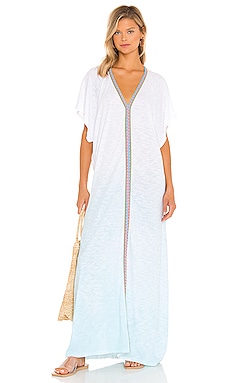Pitusa Dip Dye Pima Abaya Dress in 