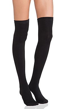 Thigh high fleece lined leggings - Plush