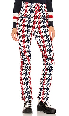 Perfect Moment Aurora High Waist Flare Pant in Houndstooth from Revolve.com