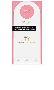 Cheers My Dear Thirst Aid Kit Pinch Provisions $9 