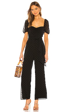 bardot sienna lace jumpsuit