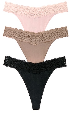 Product image of Privacy Please Abigail Thong 3 Pack. Click to view full details