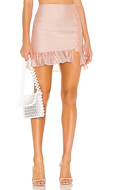 

Юбка с высоким поясом lou - Privacy Please, Розовый, Мини