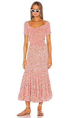 

Платье soledad - Poupette St Barth, Розовый, Короткий рукав