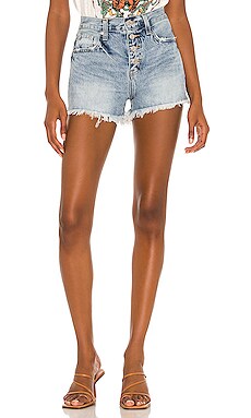 PISTOLA Nova Relaxed High Rise Cut Off Short in Adams REVOLVE