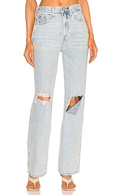 Product image of PISTOLA Cassie Super High Rise Straight. Click to view full details