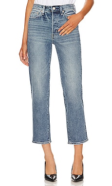 Hudson Jeans Zoeey High Rise Straight Crop in Dip Out REVOLVE