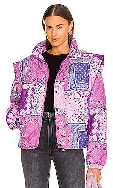 Callista Long Sleeve Puffer Jacket & Vest PISTOLA $228 BEST SELLER