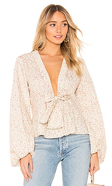 

Блузка elinor - Petersyn, Белый, В цветочек