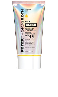 Max Clear Broad Spectrum SPF 45 UVA/UVB Protective Gel Peter Thomas Roth $38 BEST SELLER