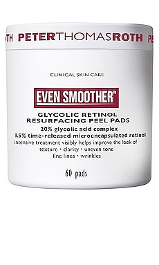 Product image of Peter Thomas Roth Even Smoother Glycolic Retinol Resurfacing Peel Pads. Click to view full details