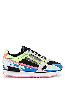 

Кроссовки mile rider - Puma, Голубой;розовый, Короткие