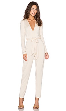 cream jumpsuit long sleeve