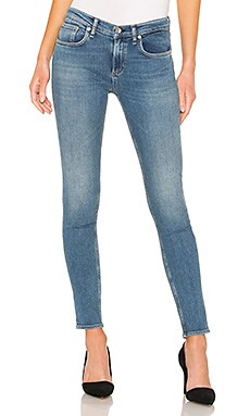 

Джинсы скинни high rise - Rag & Bone, Синий, Скинни