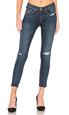 

Узкие джинсы ankle skinny - Rag & Bone, Рваные