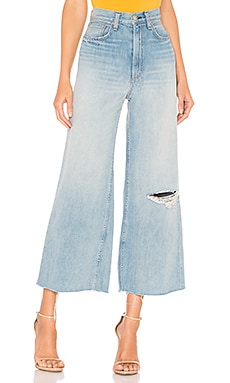 

Широкие джинсы ruth - Rag & Bone, Синий, Рваные