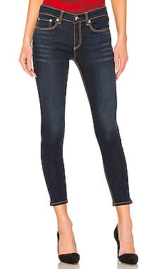 

Джинсы скинни cate - Rag & Bone, Синий, Укороченные