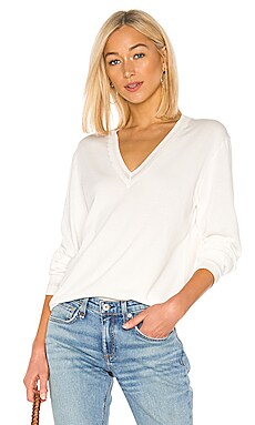 

Свитер kento - Rag & Bone, Белый, V-вырез