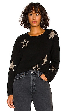 Rails Perci Sweater in Black Gold Stars | REVOLVE
