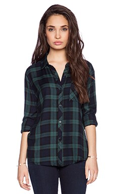 Rails Hunter Button Down in Forest & Navy | REVOLVE