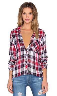 Rails Hunter Button Down in Cranberry & Midnight | REVOLVE