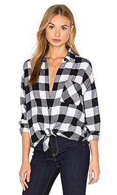 Rails Jackson Button Down in White & Black Check | REVOLVE