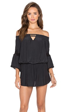 RAMY BROOK Nicci Off the Shoulder Dress in Black | REVOLVE